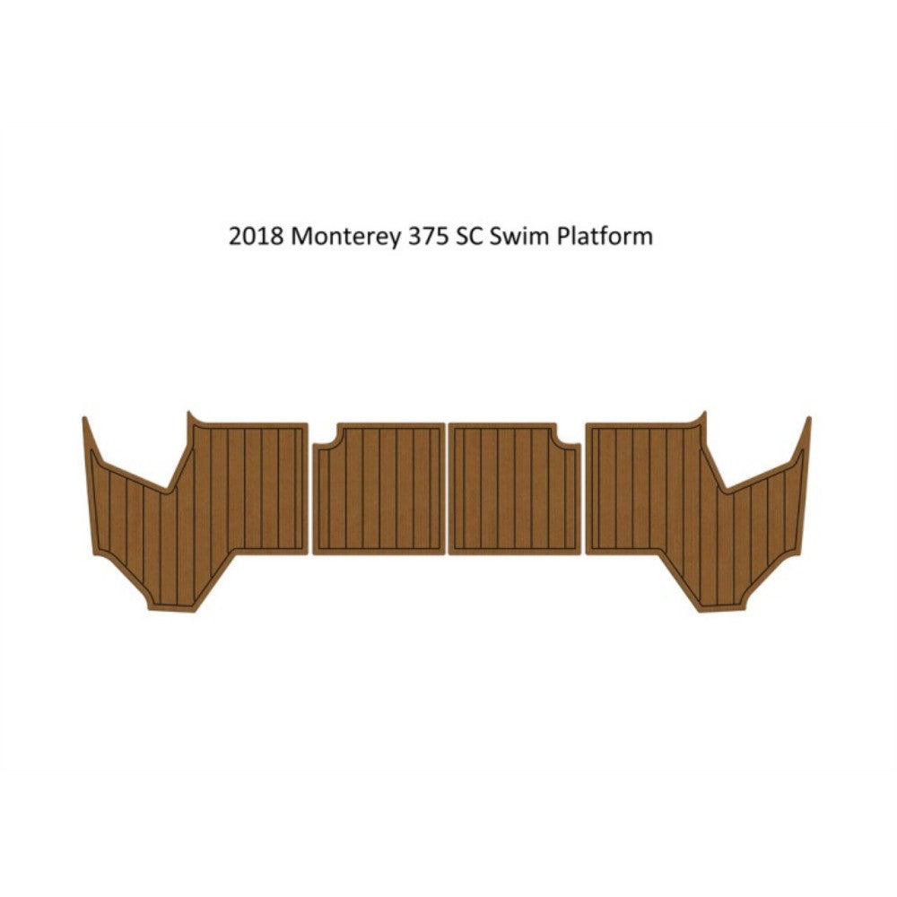2018 Monterey 375 SC Swim Platfrom Step Pad Traction Mats Eva Foam Boat Flooring Marine Decking Hzchione