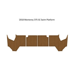 2018 Monterey 375 SC Swim Platfrom Step Pad Traction Mats Eva Foam Boat Flooring Marine Decking Hzchione