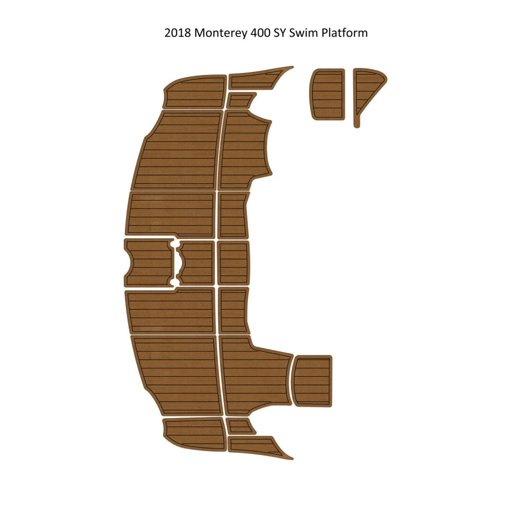 2018 Monterey 400 SY Swim Platfrom Step Pad Traction Mats Eva Foam Boat Flooring Marine Decking Hzchione