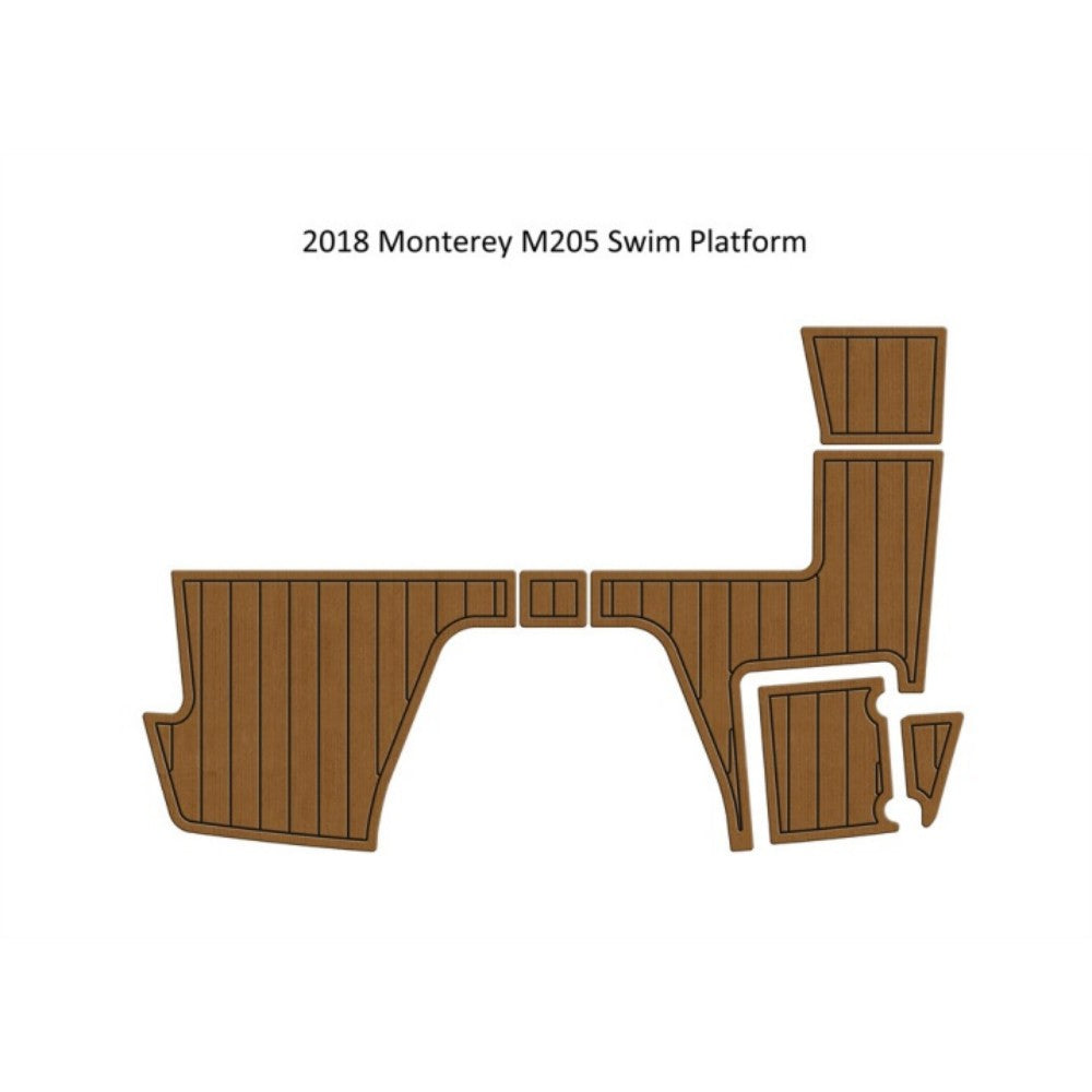 2018 Monterey M205 Swim Platfrom Step Pad Traction Mats Eva Foam Boat Flooring Marine Decking