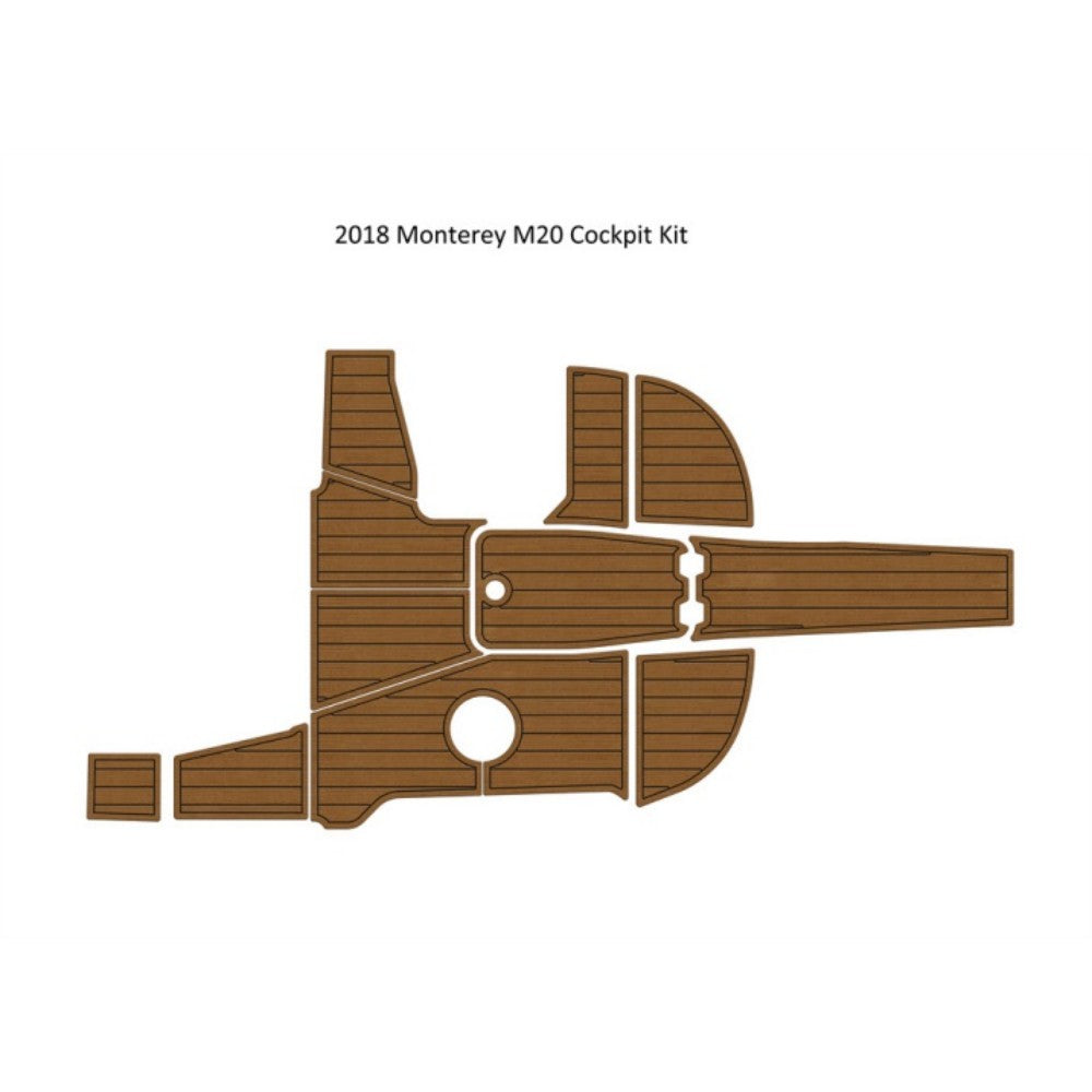 2018 Monterey M20 Cockpit Pad Traction Mats Eva Foam Boat Flooring Marine Decking
