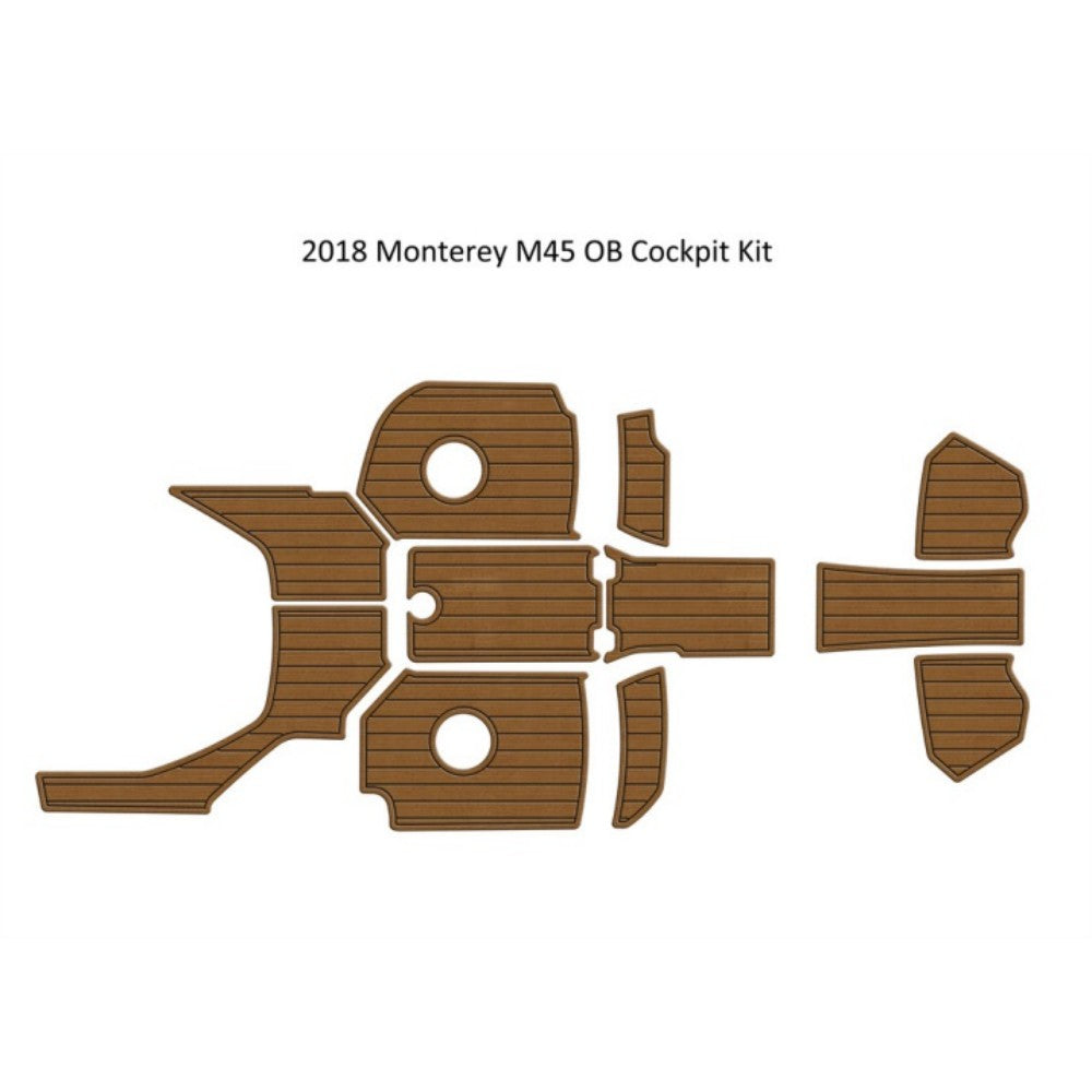2018 Monterey M45 OB Cockpit Pad Traction Mats Eva Foam Boat Flooring Marine Decking