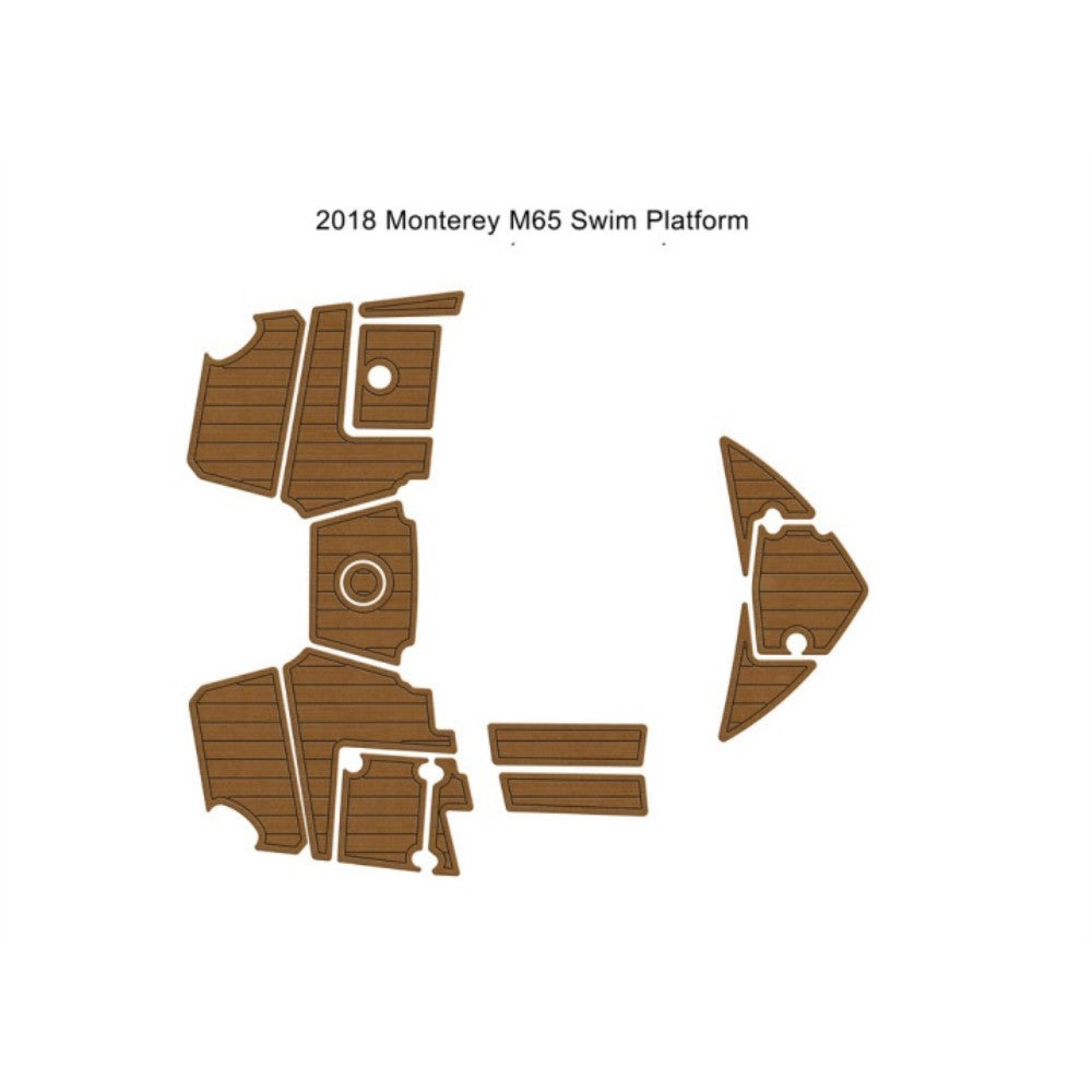 2018 Monterey M65 Swim Platform Step Pad Traction Mats Eva Foam Boat Flooring Marine Decking