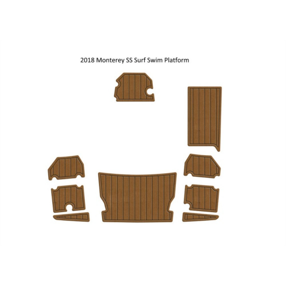 2018 Monterey SS Surf Swim Platform Step Pad Traction Mats Eva Foam Boat Flooring Marine Decking