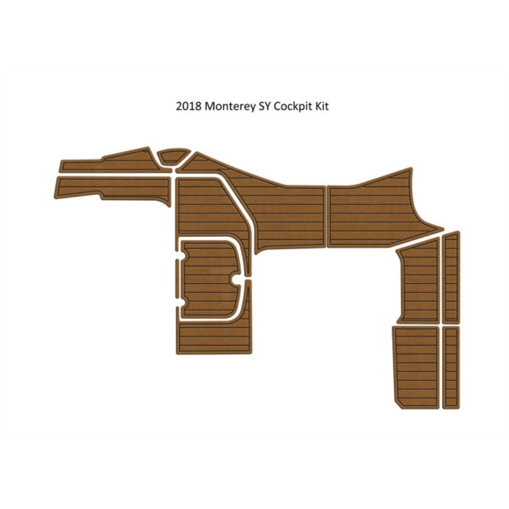 2018 Monterey SY Cockpit Kit Pad Traction Mats Eva Foam Boat Flooring Marine Decking
