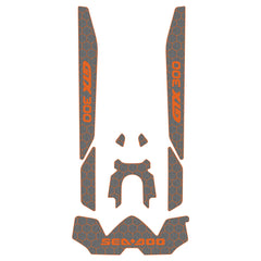 2018 Sea Doo GTX/GTX 230 Customize Jet Ski Mats Non-Slip Motorboat Traction Mat Hzchione Dark Gray Orange GTX300