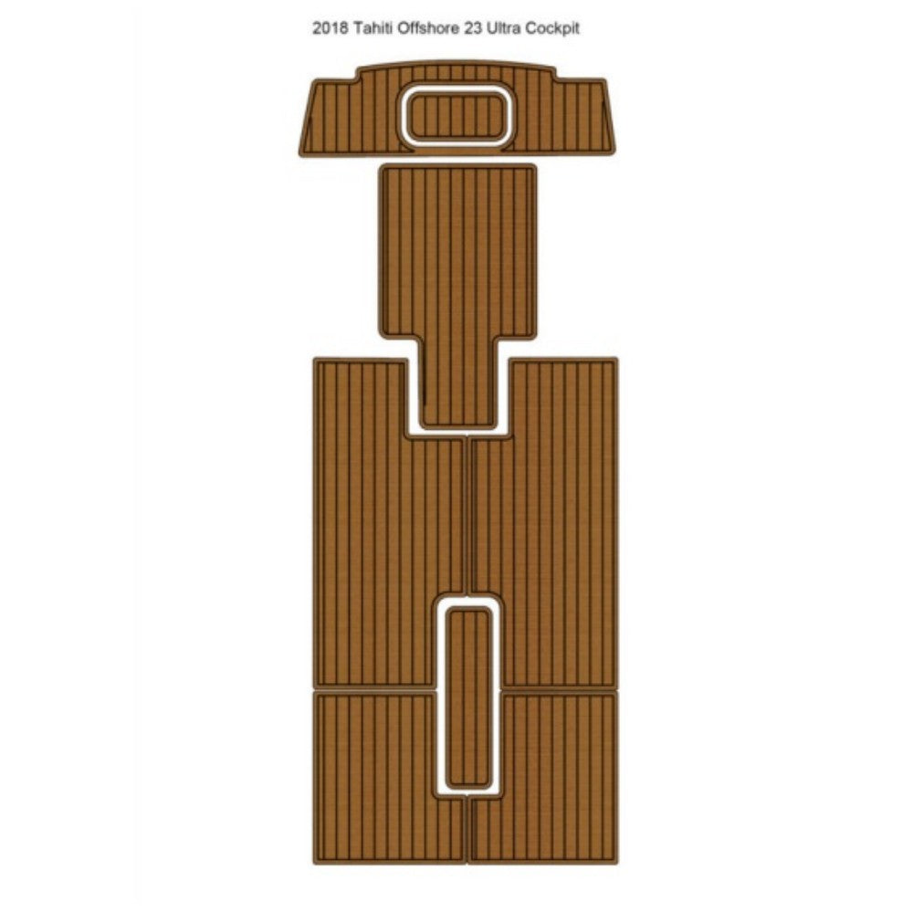 2018 Tahiti Offshore 23 Ultra Cockpit Pad Traction Mats Eva Foam Boat Flooring Marine Decking Hzchione