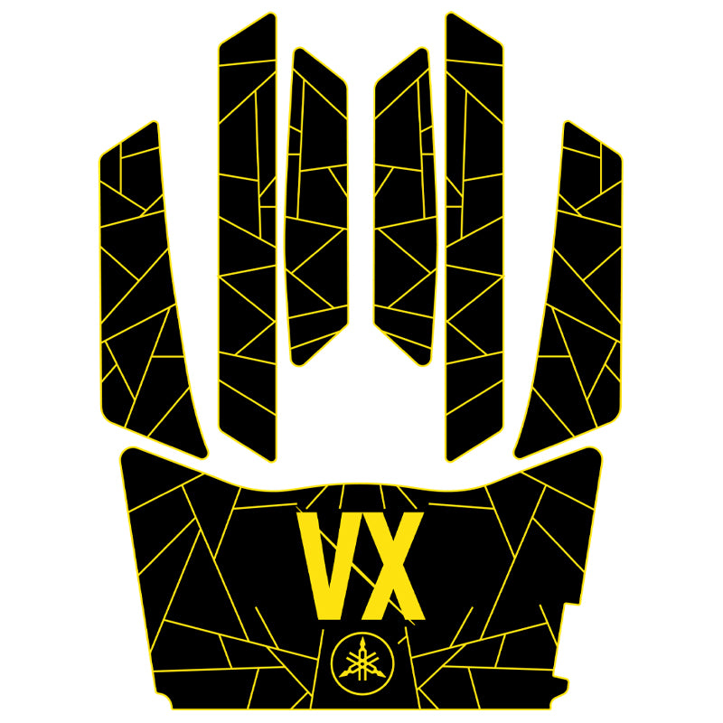 2015-2020 Yamaha VX/VXR/VXS/VX Cruiser EVA Foam Boat Flooring Jet Ski Traction Mats Hzchione Black Yellow-VX