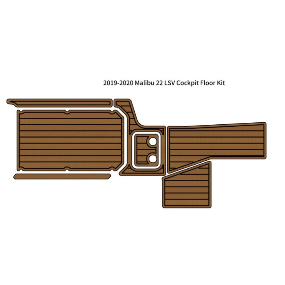 2019-2020 Malibu 22 LSV Cockpit Pad Traction Mats Eva Foam Boat Flooring Marine Decking