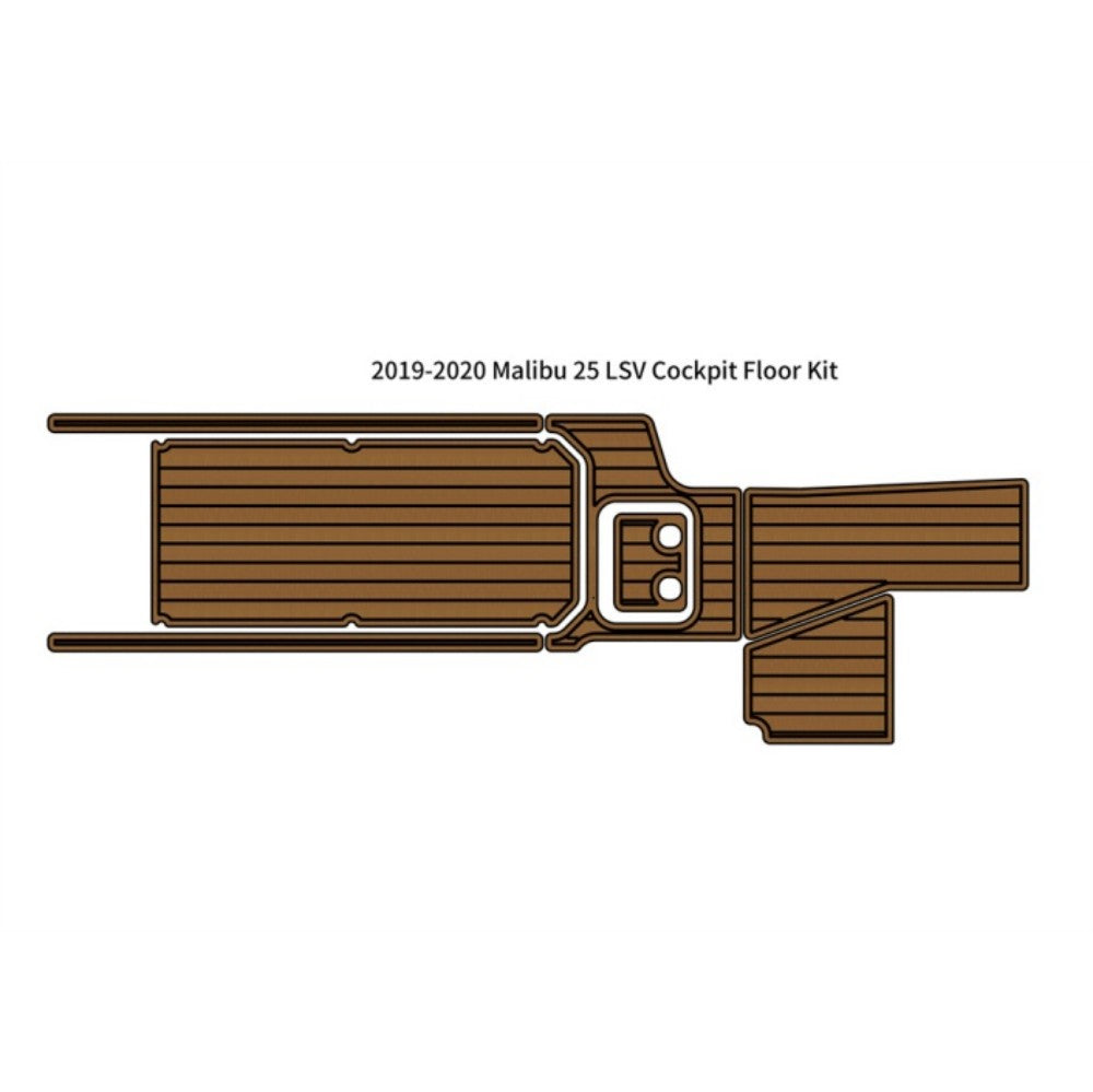 2019-2020 Malibu 25 LSV Cockpit Pad Traction Mats Eva Foam Boat Flooring Marine Decking