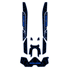 2019-2024 Sea Doo RXT-X 300 325 Customize Jet Ski Mats Non-Slip Motorboat Traction Mat Hzchione Black Blue