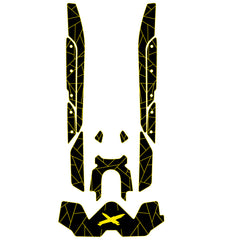 2019-2026 Sea Doo RXT-X 300 325 Customize Jet Ski Mats Non-Slip Motorboat Traction Mat Hzchione Black Neon Yellow-X