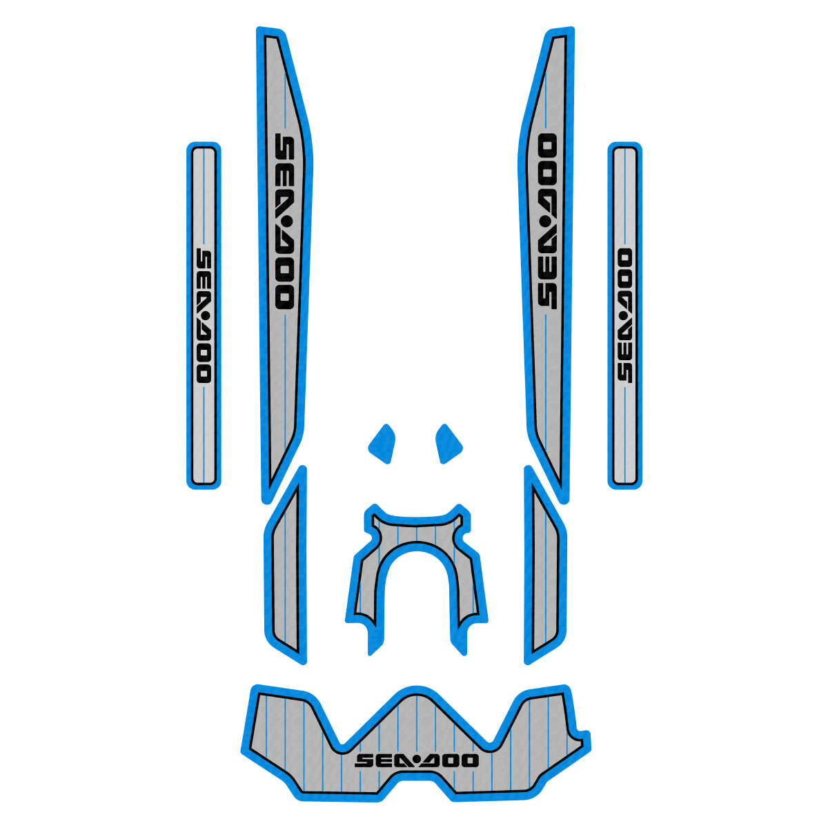 2019-2026 Sea Doo GTX 230 300 325 Customize Jet Ski Traction Mats
