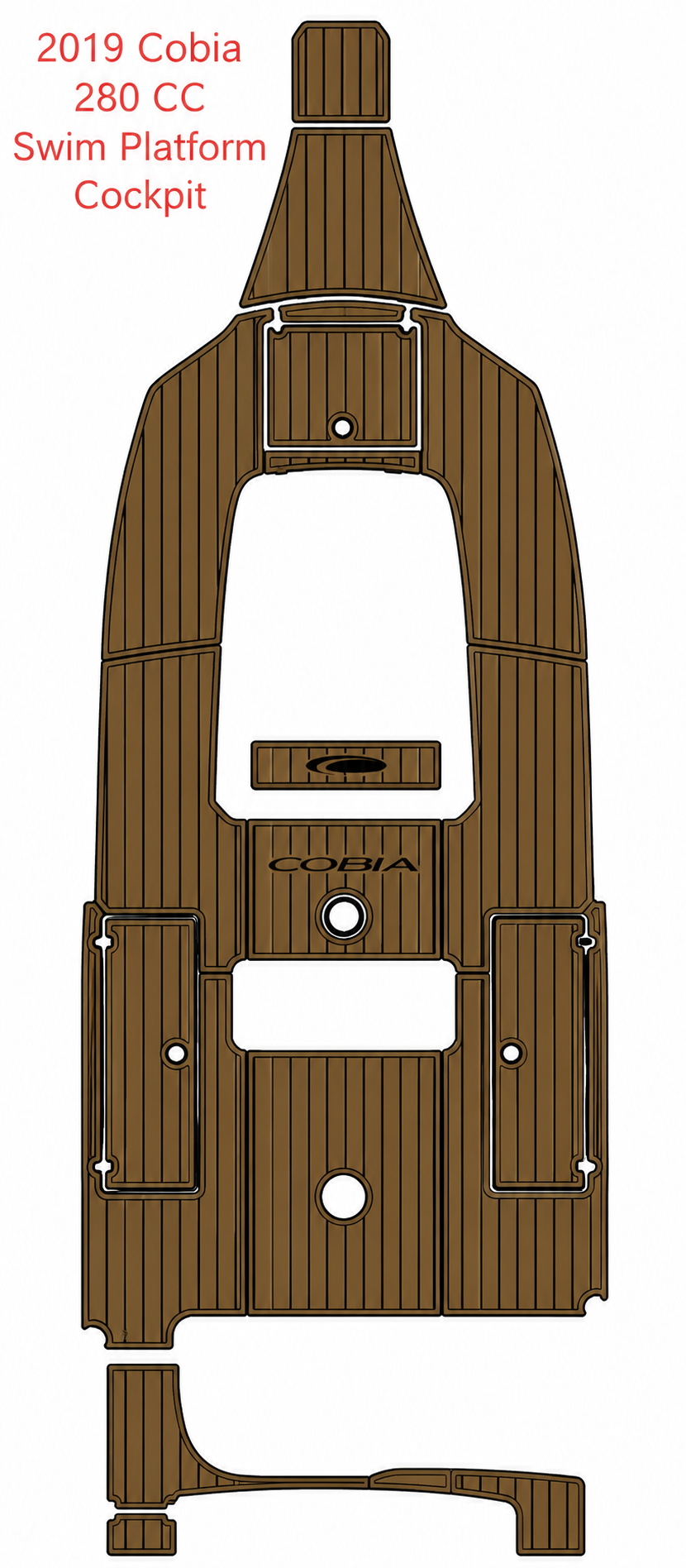 2019 Cobia 280 CC Swim Platform Cockpit Traction Mats Eva Foam Boat Flooring Marine Decking Traction Mats Eva Foam Boat Flooring Marine Decking Traction Mats Eva Foam Boat Flooring Marine Decking