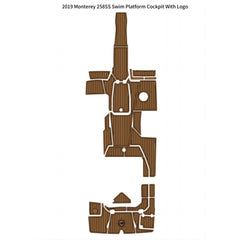 2019 Monterey 258 SS Swim Platform Cockpit Pad Traction Mats Eva Foam Boat Flooring Marine Decking