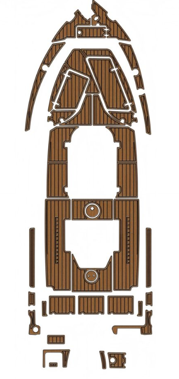 2019 Sea Hunt Ultra 234 Swim Platform Cockpit Traction Mats Eva Foam Boat Flooring Marine Decking Hzchione