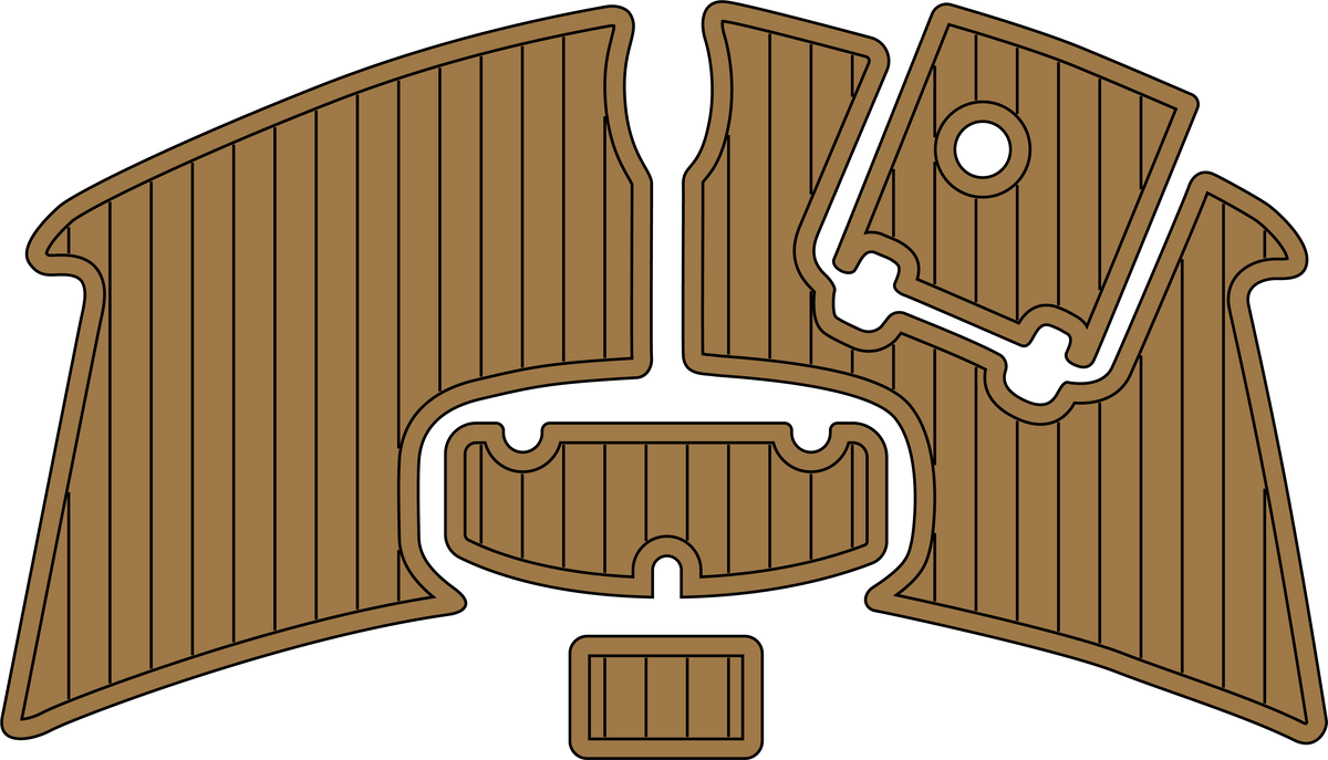 2020–2026 Tahoe 2150 Bow Traction Mats Eva Foam Boat Flooring Marine Decking Hzchione