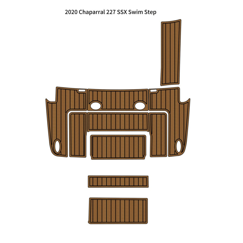 2020 Chaparral 227 SSX Swim Step Platform Traction Mats Eva Foam Boat Flooring Marine Decking
