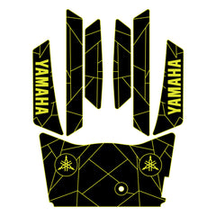2015-2020 Yamaha VX/VXR/VXS/VX Cruiser EVA Foam Boat Flooring Jet Ski Traction Mats Hzchione Black Neon Yellow-Yamaha