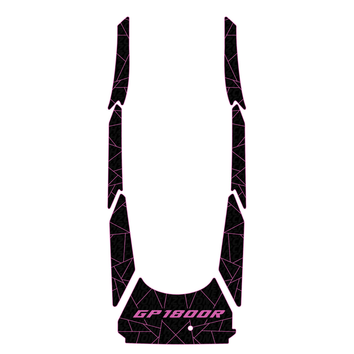 2021-2026 Yamaha GP1200R GP1300R GP1800R EVA Foam Boat Flooring Jet Ski Traction Mats Hzchione Black Hot Pink