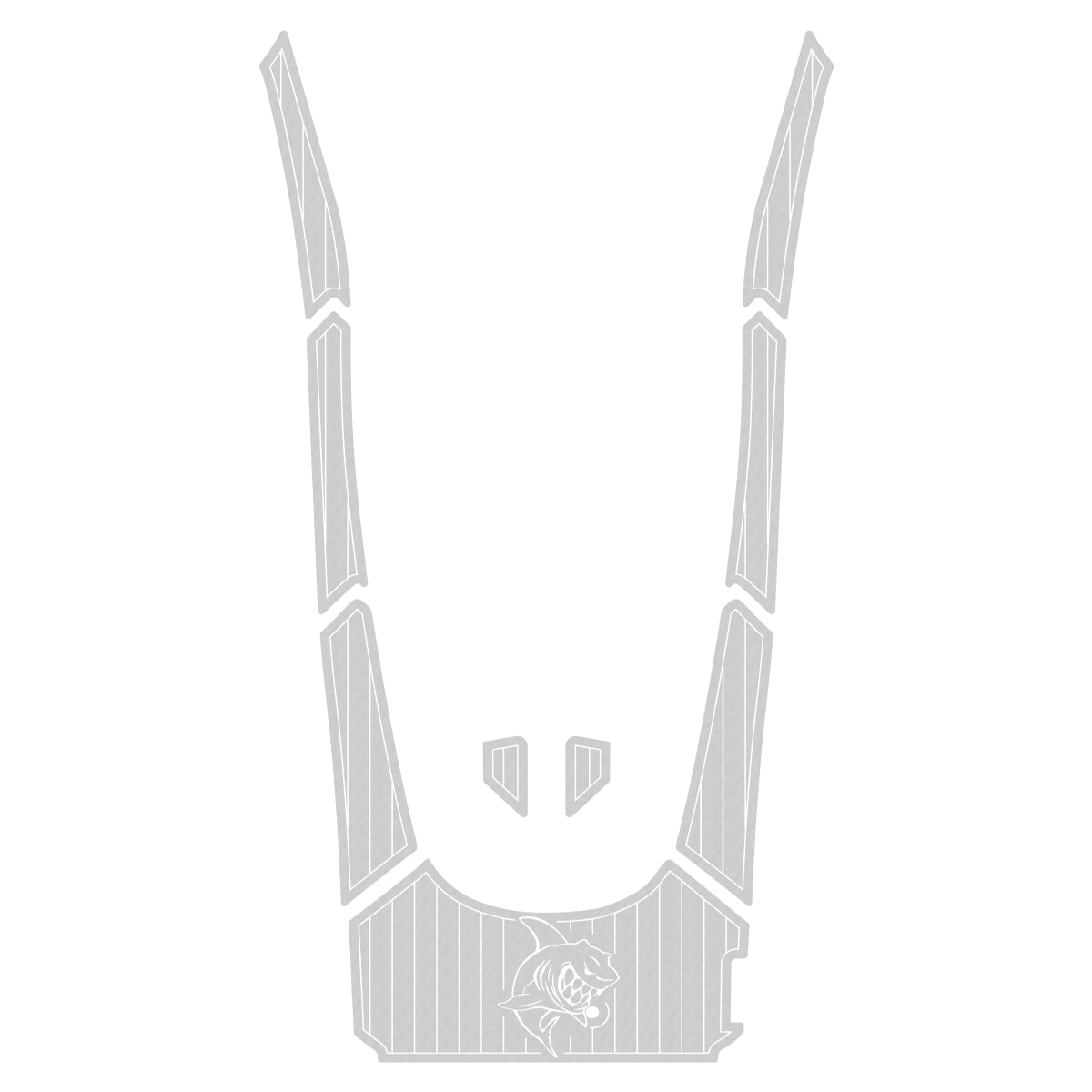 2021-2026 Yamaha VX-C/VXCRUISER/HO/DELUXE EVA Foam Boat Flooring Jet Ski Traction Mats Hzchione Light Gray White