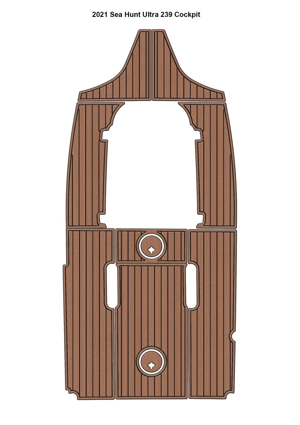2021 Sea Hunt Ultra 239 Cockpit Pad Traction Mats Eva Foam Boat Flooring Marine Decking Hzchione