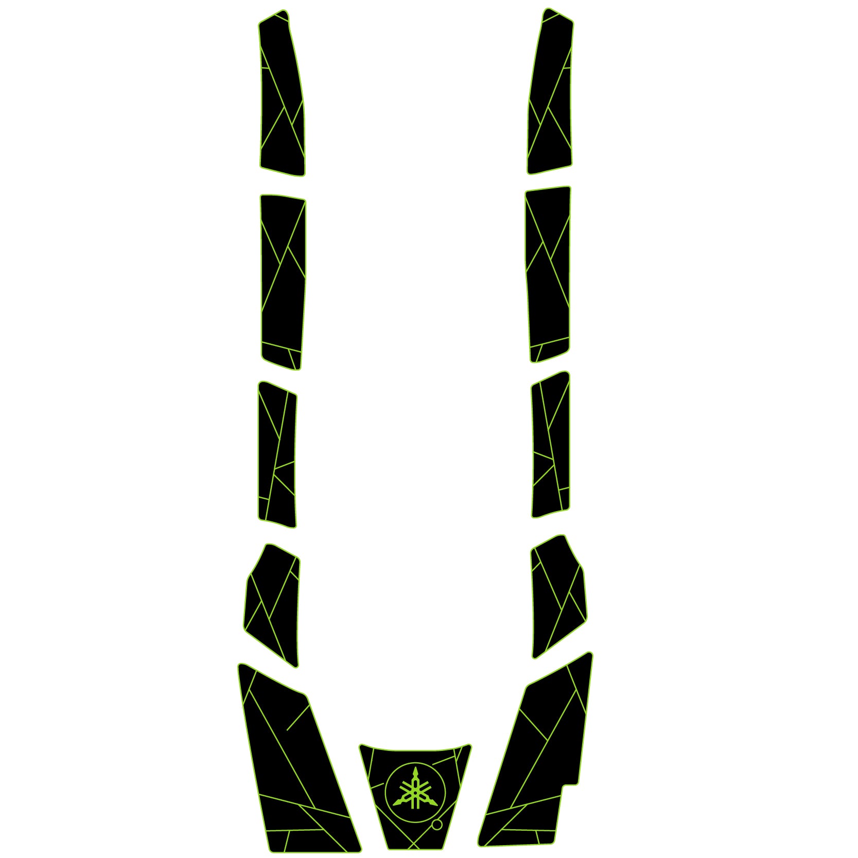 2022-2024 Yamaha Jetblaster Jet Ski Boat Flooring EVA Foam Decking Traction Mat Hzchione Black Green