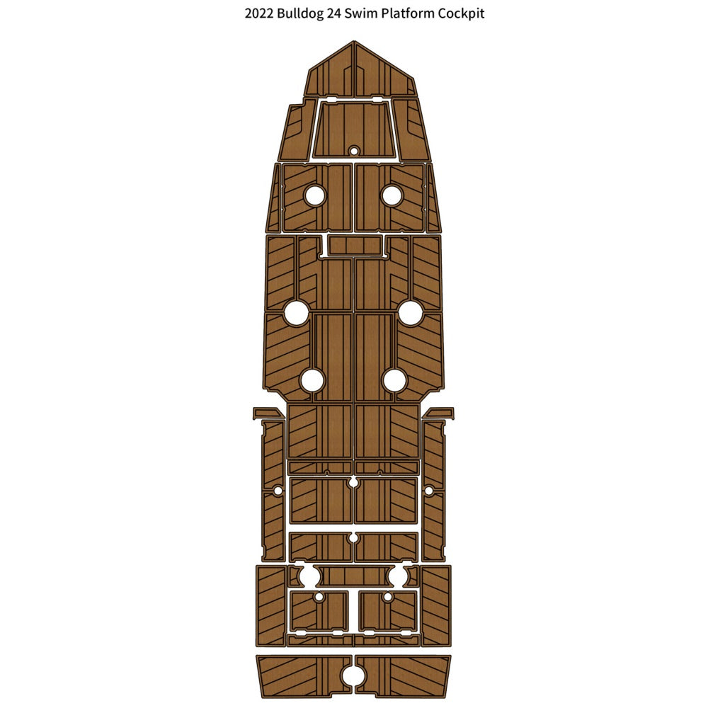 2022 Bulldog 24 Swim Platform Step Cockpit Traction Mats Eva Foam Boat Flooring Marine Decking Hzchione