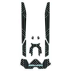 2019-2024 Sea Doo GTX PRO Customize Jet Ski Mats Hzchione Black White Cyan