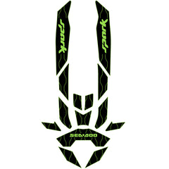 2018-2023 Sea Doo SPARK TRIXX 3 UP Customize Jet Ski Mats Non-Slip Motorboat Traction Mat Hzchione Black Green