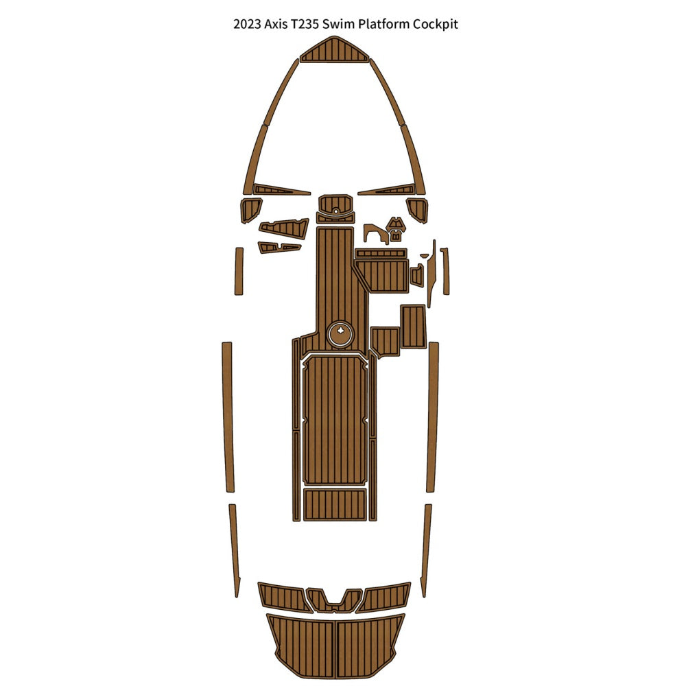 2023 Axis T235 Swim Platform Cockpit Traction Mats Eva Foam Boat Flooring Marine Decking Hzchione