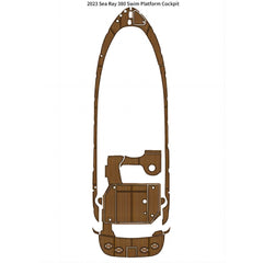2023 Sea Ray 380 Swim Platform Cockpit Pad Traction Mats Eva Foam Boat Flooring Marine Decking Hzchione