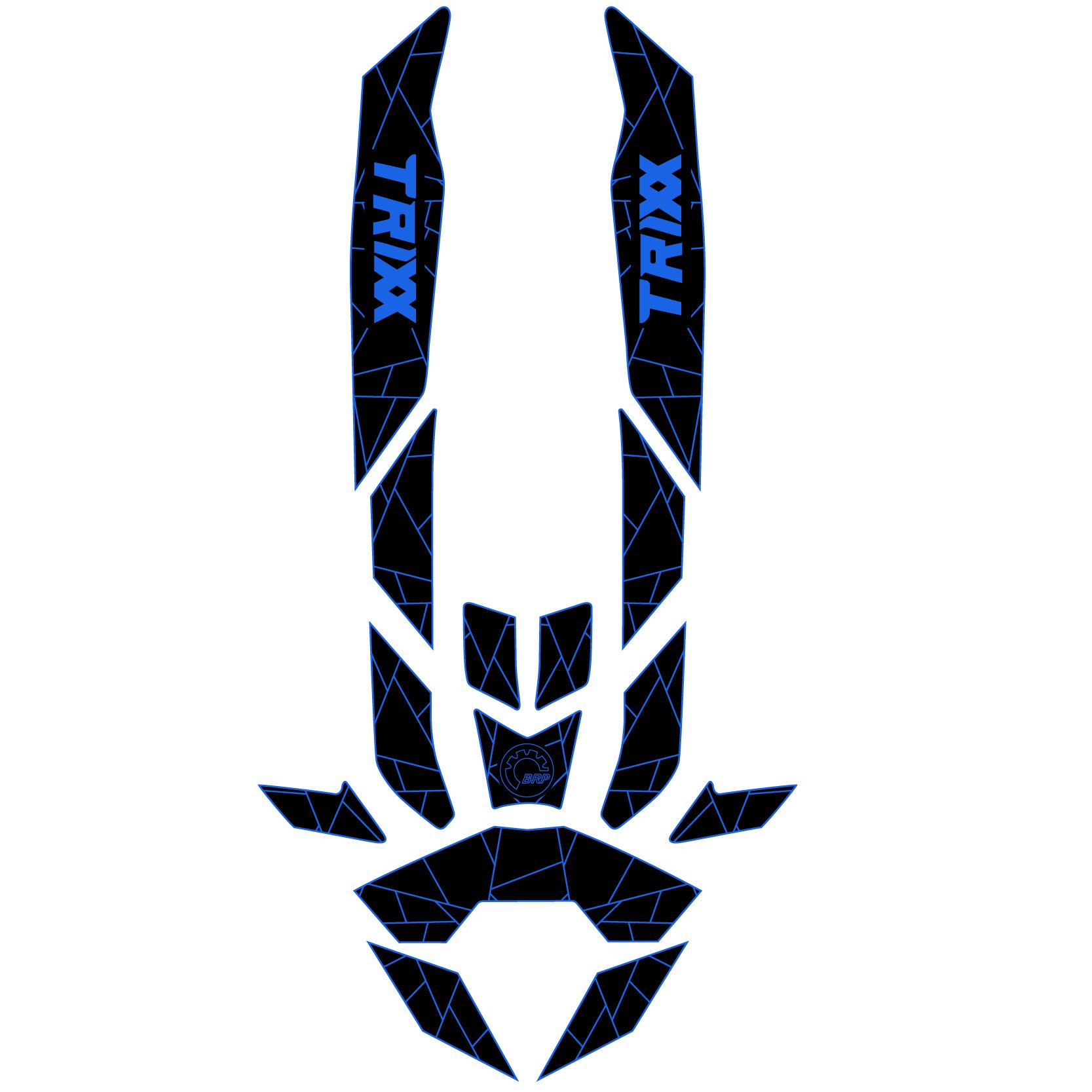 2018-2023 Sea Doo SPARK TRIXX 3 UP Customize Jet Ski Mats Non-Slip Motorboat Traction Mat Hzchione Black Dark Blue