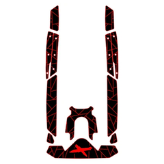 2024-2025 Sea-Doo GTR-X With Footwedge Customize Jet Ski Traction Mat Hzchione Black Red