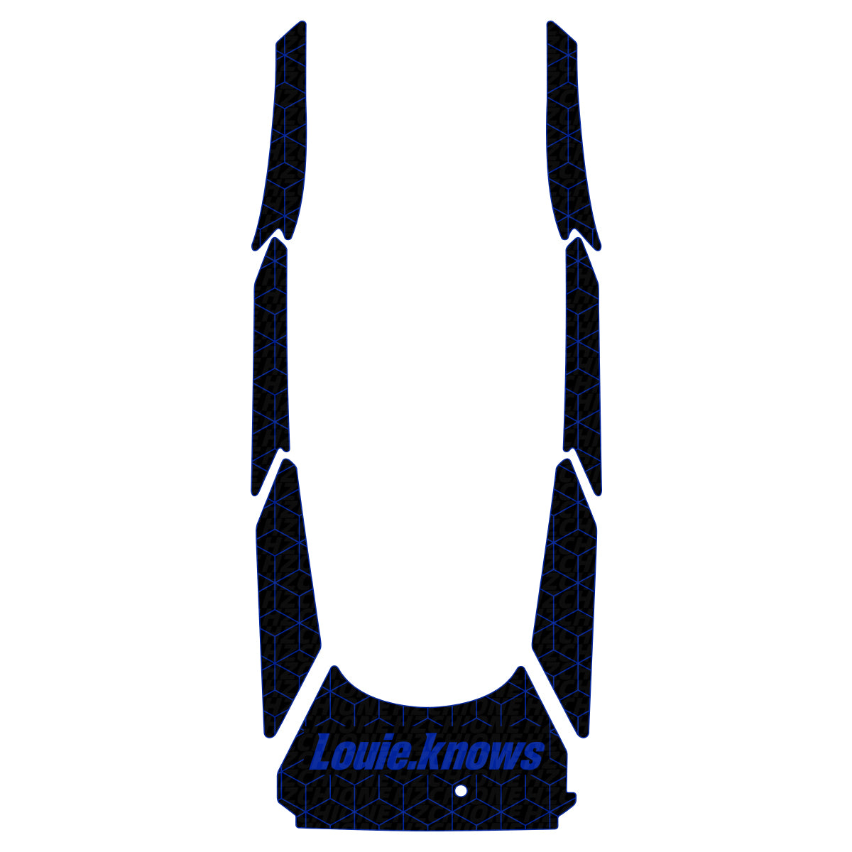 2024-2026 Yamaha GP1900 HO EVA Foam Boat Flooring Jet Ski Traction Mats Hzchione Black Blue-GP1800 SVHO-Custom-