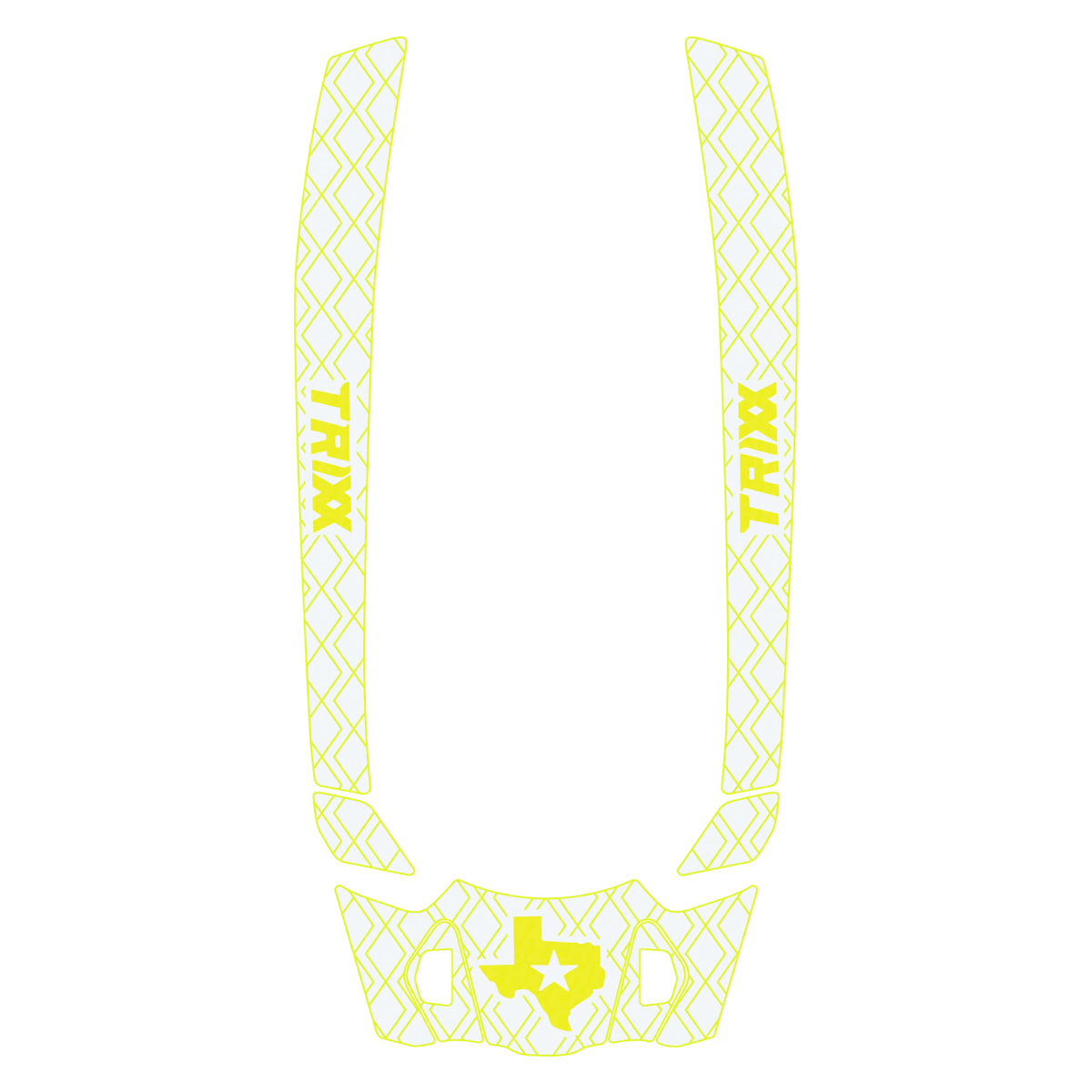 2024 Sea Doo SPARK TRIXX 1 & 2 UP Customize Jet Ski Mats Non-Slip Motorboat Traction Mat Hzchione White Neon Yellow-3D Diamond