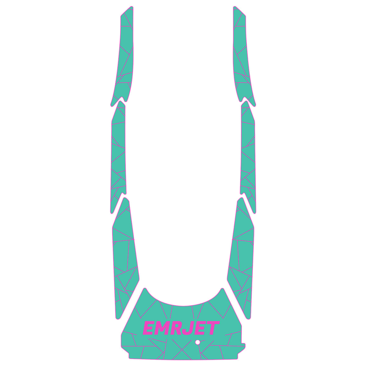 2021-2024 Yamaha GP1200R GP1300R GP1800R EVA Foam Boat Flooring Jet Ski Traction Mats Hzchione Turquoise Blue Rose Pink-EMRJET