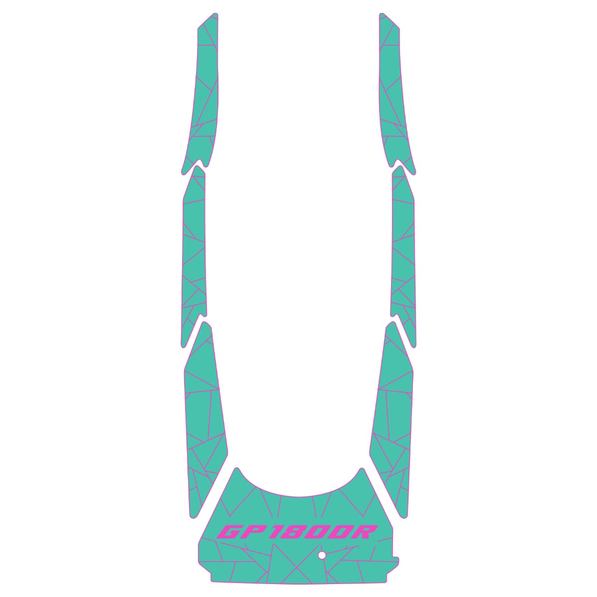 2021-2024 Yamaha GP1200R GP1300R GP1800R EVA Foam Boat Flooring Jet Ski Traction Mats Hzchione Turquoise Blue Rose Pink