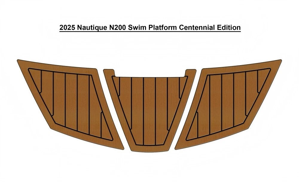 2025 Nautique N200 Swim Platform Pad Traction Mats Eva Foam Boat Flooring Marine Decking Hzchione