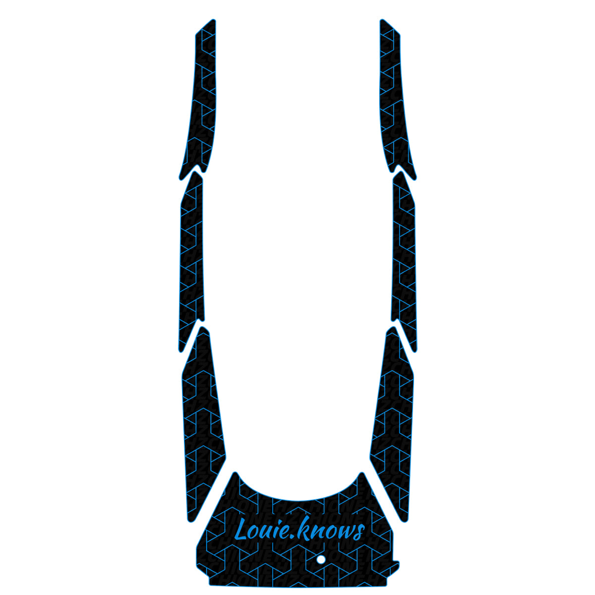 2024-2026 Yamaha GP1900 HO EVA Foam Boat Flooring Jet Ski Traction Mats Hzchione Black Blue-GP1800 SVHO-Custom