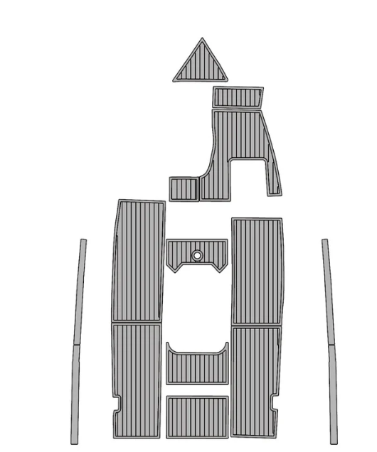 1999 Mastercraft Sportstar Traction Mats Eva Foam Boat Flooring Marine Decking Hzchione Light Grey Black