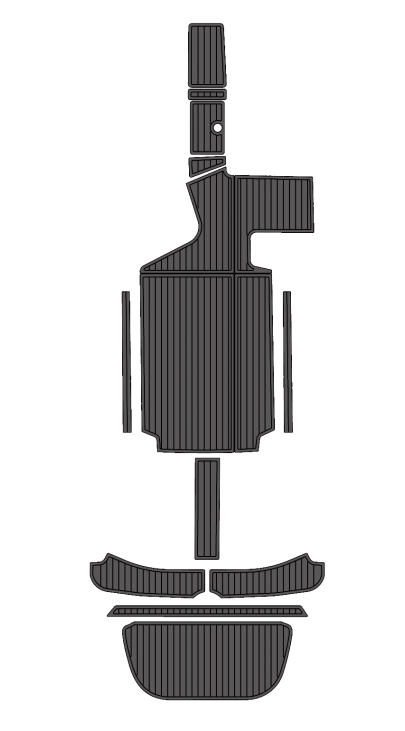 2013 Centurion SV233 Traction Mats Eva Foam Boat Flooring Marine Decking Hzchione Dark Grey Black