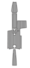 2009 Mastercraft X14v Traction Mats Eva Foam Boat Flooring Marine Decking Hzchione Light Grey Black