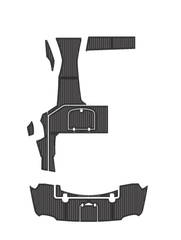 2015 Monterey 355 SSY Traction Mats Eva Foam Boat Flooring Marine Decking Hzchione Dark Gray Black