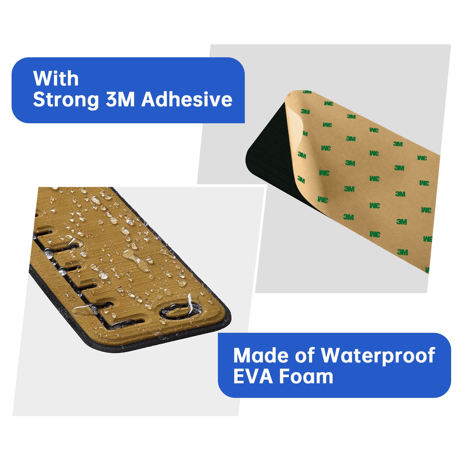 36” Fish Ruler with 3M Adhesive Fishing Measurement Tool Eva Foam Boat Flooring For Fishing Boat Kayaks Fishing Hzchione