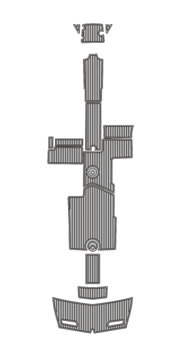 2011-2015 MasterCraft X55 Traction Mats Eva Foam Boat Flooring Marine Decking Hzchione Light Grey Black