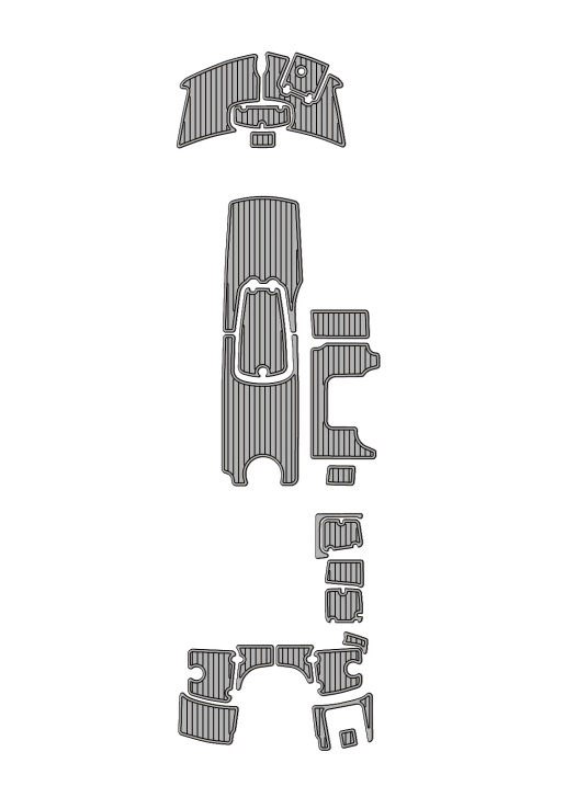 2020 Tahoe 2150 Traction Mats Eva Foam Boat Flooring Marine Decking Hzchione Light Grey Black