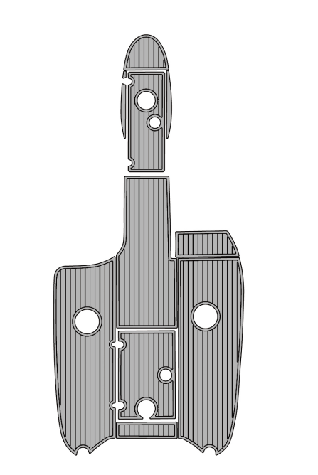 2006 Crownline LS Traction Mats Eva Foam Boat Flooring Marine Decking Hzchione Light Grey Black