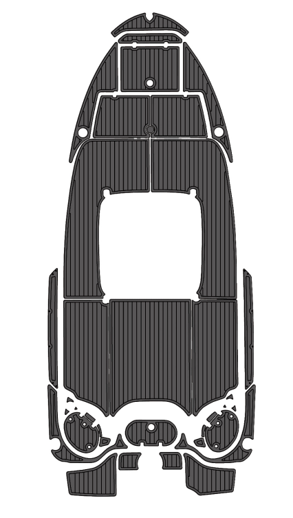 2006 Wellcraft Fisherman 212 Traction Mats Eva Foam Boat Flooring Marine Decking Hzchione Dark Grey Black