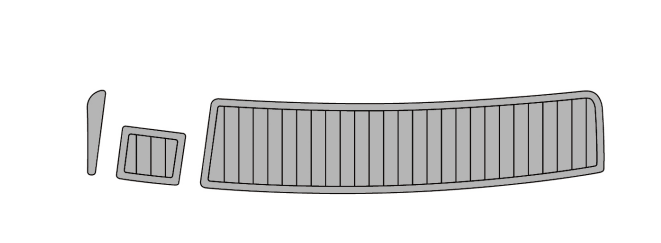 1999 Stingray 230SX Traction Mats Eva Foam Boat Flooring Marine Decking Hzchione Light Grey Black